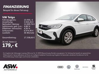 volkswagen taigo 1.0 tsi 5-gang led klima pdc shz