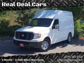 2014 nissan nv 3500 hd sv 4x2 3dr cargo van w/high roof full-size