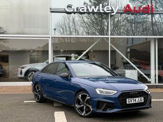 audi a4 2.0 tfsi 35 black edition saloon 4dr petrol s tronic euro 6 (start/stop) (150 ps) petrol automatic