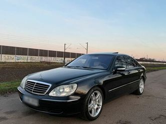 mercedes-benz s 500 w220 mit vollausstattung&gasanlage np.106tsd€