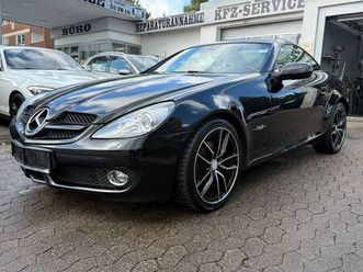 mercedes-benz slk 200 cabrio 2look-edition*navi*airscarf*leder