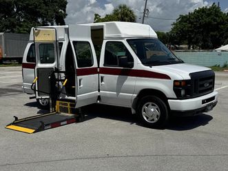 2011 ford e-150 commercial van with power handicap lift e 250