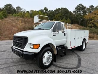 2000 ford f-650 superduty utility cummins diesel