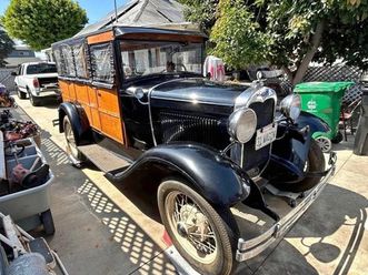 1931 ford model a woody wagon, great wood panels, clean interior