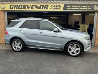 2014 mercedes-benz m class 2.1 ml250 bluetec amg line suv 5dr diesel g-tronic
