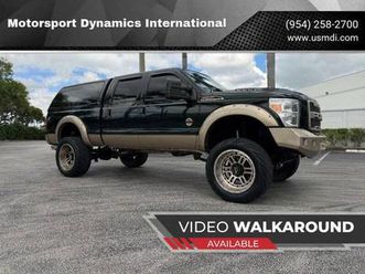2014 ford f-250 lariat 4x4 6.7l power stroke diesel lifted loaded