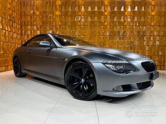 bmw 635d cabrio auto iva esposta (grigio opaco)