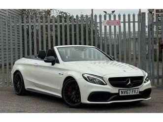 mercedes-benz, c class, amg c63s 4.0 v8 biturbo, convertible, 2018