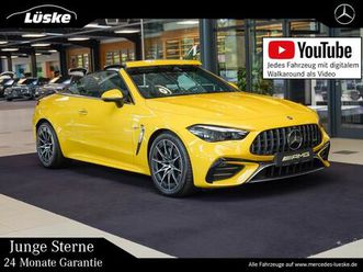 mercedes-benz cle 53 amg 4m+ cabrio sonnengelb night massage