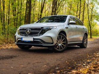 mercedes-benz eqc , soh 95%, serwis aso, automat, skóra, navi, klimatronic,