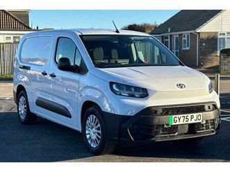 toyota proace city icon panel van's 50kwh icon long panel van auto lwb 6dr