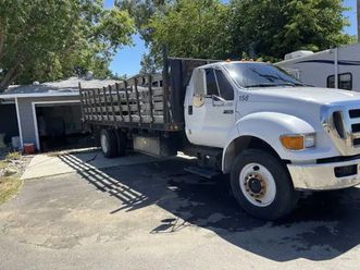2008 ford f750 flat deck w liftgate