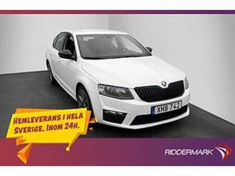 skoda octavia rs 2.0 tdi 184hk värm gps kamera drag skinn