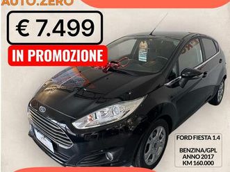 ford fiesta 1.4 5 porte bz.- gpl black & white edi
