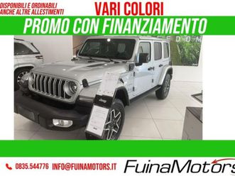 wrangler 4ª serie wrangler unlimited 2.0 turbo sahara