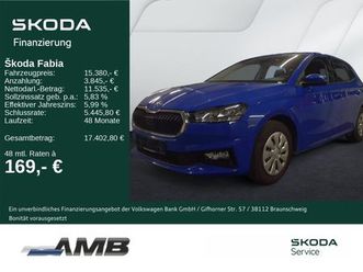 skoda fabia essence 1.0 led/klima/einparkhilfe