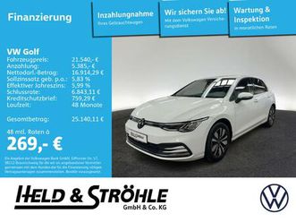golf 8 move 1.0 tsi led nav-vorb. pdc shz app