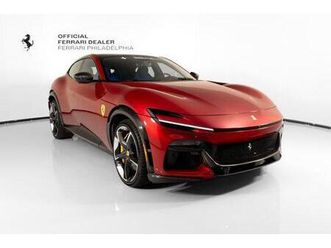 certified 2025 ferrari purosangue awd