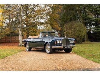 1969 mpw rolls royce silver shadow convertible