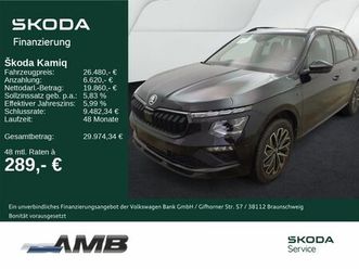 skoda kamiq tour 1.5 tsi dsg/ahk/matrix/acc/navi/black