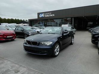bmw série 1 118d cabrio 2.0d 136pk automaat leder '09 158000km (87800)