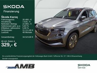 skoda karoq tour 1.5 tsi dsg/ahk/matrix/navi/rfkamera