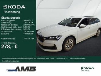 skoda superb combi essence 1.5 etsi led/acc/navi/sitzh