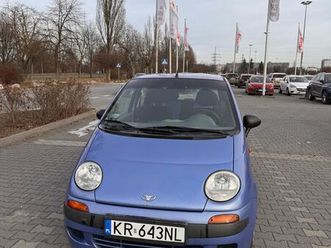 daewoo matiz 2003 - niebieska strzala!!! kraków grzegórzki • olx.pl
