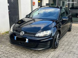 golf 7 gtd 2.0l 184cv sport dsg7 automatique xénon gps jantes 18p d'origne toit ouvrant