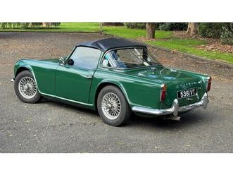 1963 triumph tr4 vert foncé manuel, 4 vitesses conduite à...