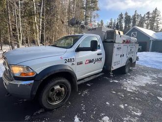 2011 ram 5500 service truck w/ crane – cvip & ndt current – work