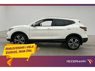 nissan qashqai navi 360 adapt farth halvskinn keyless