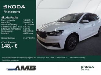 skoda fabia tour 1.0 tsi led/sitzhzg/climatronic/rfkam