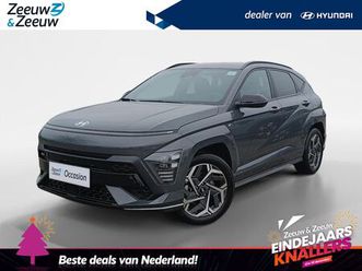 hyundai kona - 1.6 gdi hev n line als nieuw | geen levertijden | zeer complete auto