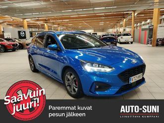 ford focus 1,0 ecoboost 125hv a8 st-line wagon - #korko 2,99% + kulut - #1-omistaja #merkkihuollettu #tehdastakuu 28.1.2026 #webasto kaukokäytöllä #lämm. tuulil