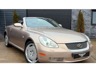 2002 lexus sc or automatique, 5 vitesses conduite à droit...