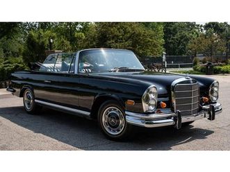 1968 mercedes 280se cabriolet w111