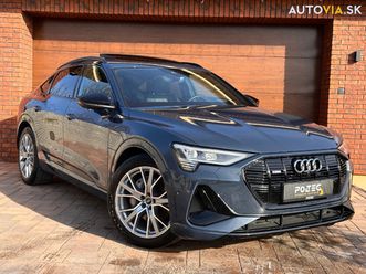 audi e-tron sportback 50 sline 230kw quattro, v záruke, bangolufsen, head-up, p za 36 490 €