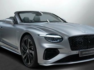 bentley continental gtc speed v8 first edition