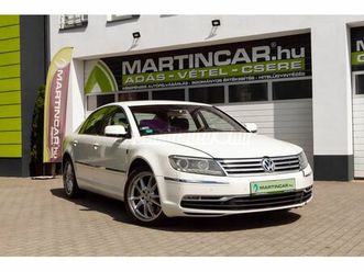 volkswagen phaeton 3.0 v6 tdi 4motion (automata) [5 személy] campanella white +saddle brown leather +első tulajdonostól +3x-s garancia !!