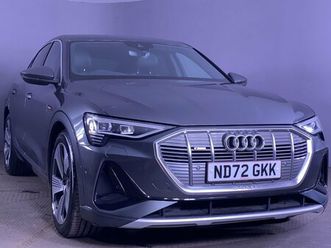 2022 (72) - 55 s line sportback 5dr electric auto quattro 95kwh (11kw charger) (408 ps)