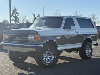 used 1990 ford bronco xlt