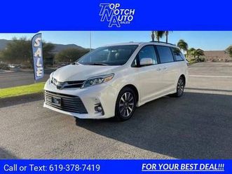 2020 toyota sienna limited van blizzard pearl