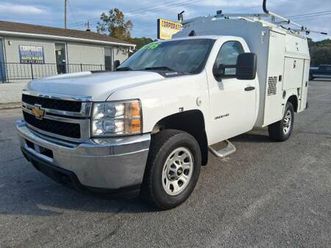 2013 chevy silverado 3500 hd regular cab kuv 8' enclosed utility body