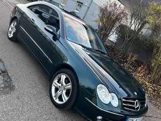 mercedes clk 320 3,2liter v6 legendärer motor designo farbe
