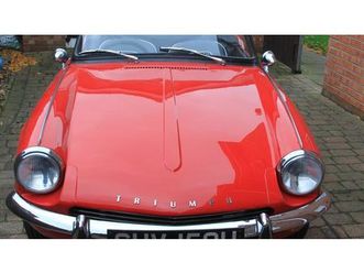 1969 triumph spitfire rouge manuel, 4 vitesses conduite à...