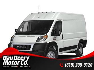 used 2019 ram promaster 2500 fwd 3d cargo van / cargo van
