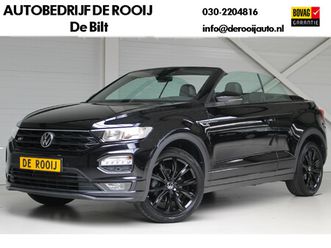 volkswagen t-roc cabrio 1.5 tsi r-line blackstyle navigatie | camera | trekhaak | 18 grange hill zwart