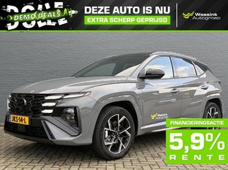 hyundai tucson new 1.6 t-gdi hev 238pk 2wd aut n line demo deal | stoelventilatie | stoel & stuurverwarming | navigatie | 360 camera | krell premium speakers