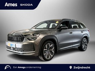 skoda kodiaq 1.5 204pk tsi phev sportline business parkeersensoren vóór en achter | sunset inclusief geluidsdempende zijruiten vóór | achteruitrijcamera